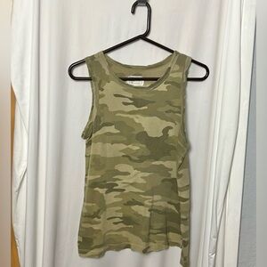 Current/Elliott Green Camo Muscle Tank Size 0